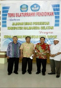 KOTA DEPOK DAN HALMAHERA SELATAN PERKUAT KERJASAMA DI BIDANG PENDIDIKAN