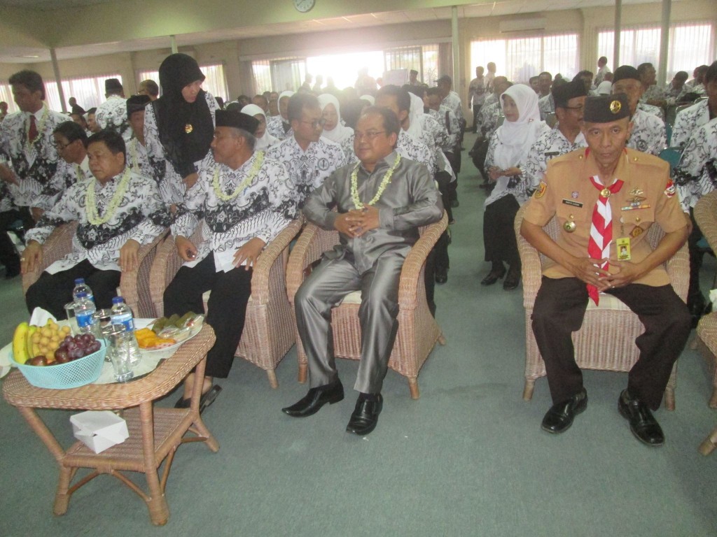 Para undangan pada Konferensi Ke IV PGRI Kota Depok. (foto SP)