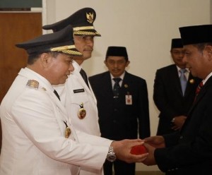 Bupati Kotabaru Sayed Jafar dan Burhanudin