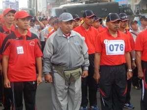 Peserta Gerak Jalan UPTP Pancoranmas