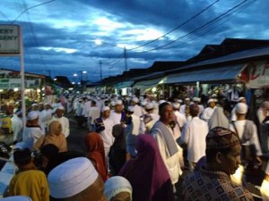 Suasana acara Haul Akbar ke 11 Guru Sekumpul Martapura