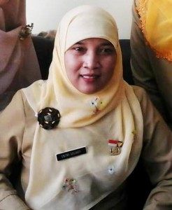 Ketua Panitia PPDB 2016/2017, Hj. Eneng Sugiarti