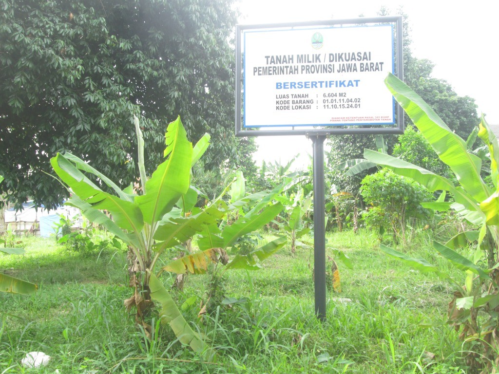 lahan pembangunan SMAN 14 yang menuai masalah