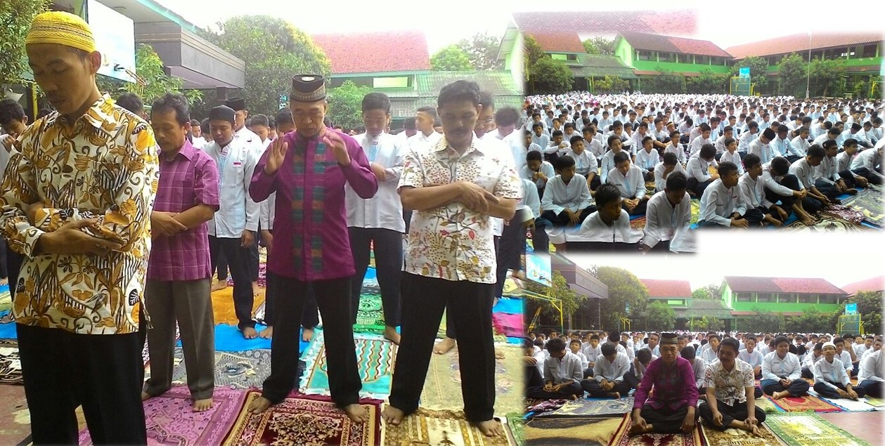 SMPN 12 membiasakan dhuha berjamaah