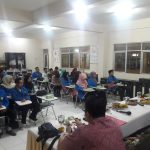 Pengurus BEM STKIP yang akan dilantik di gedung Labolaturium Biologi STKIP Arrahmaniyah Depok