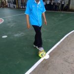 Tendangan pertama H Sariyo Sabani menandai dimulainya turnamen futsal antar pelajar.