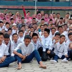 Walikota bersama siswa SMPN 20