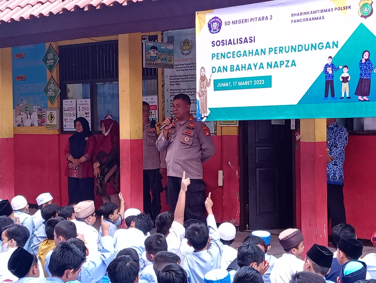 Tingkatkan Ketahanan Sekolah, SDN Pitara 2 Panmas Gelar Sosialisasi Pencegahan Aksi Bullying dan Bahaya Napza