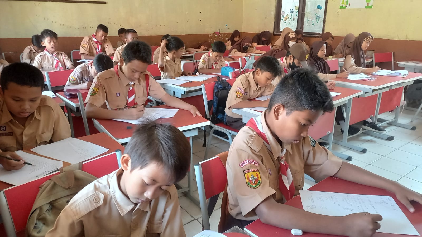 SDN Sawangan 7 Laksanakan Penilaian Tengah Semester
