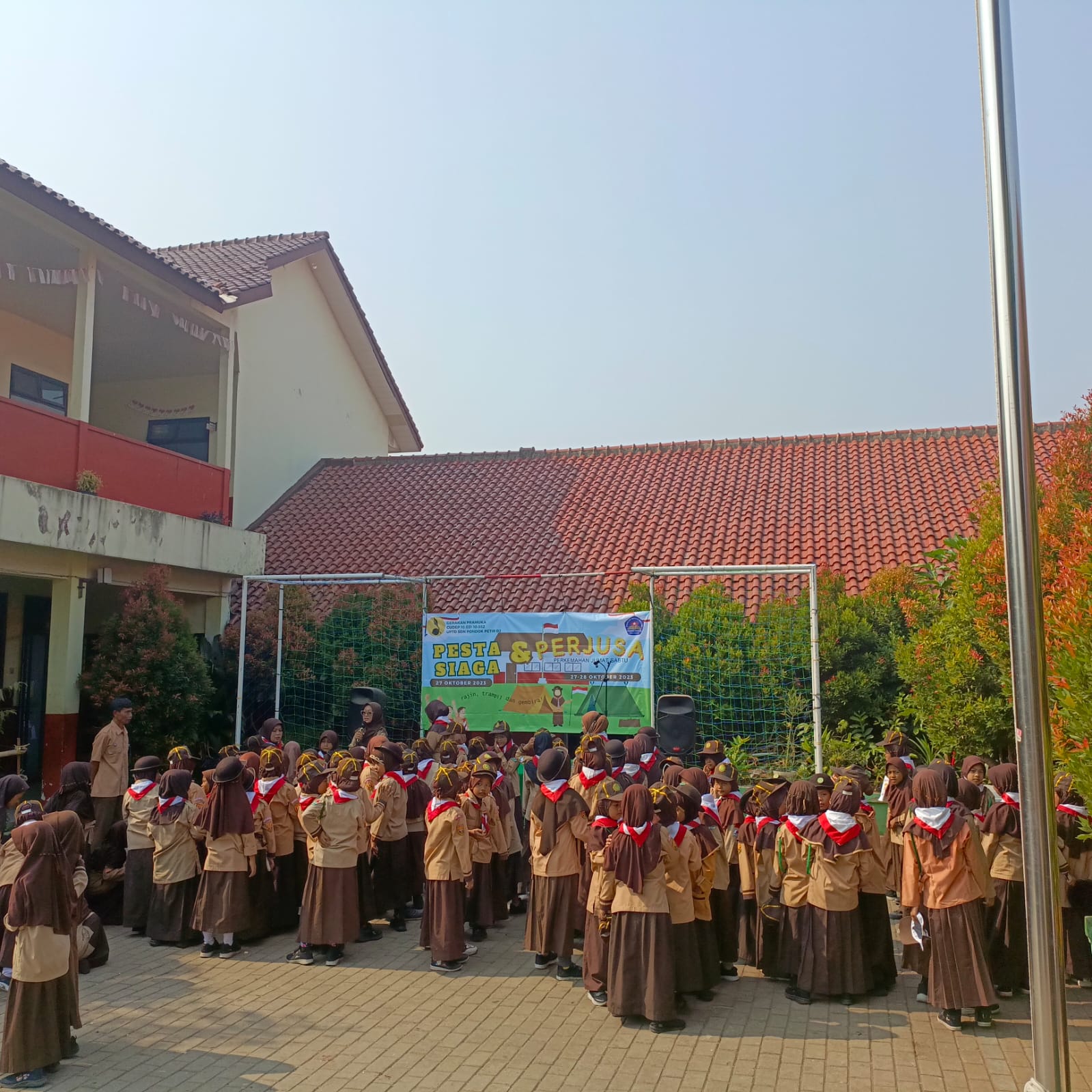 SDN Pondok Petir 02 Gelar Pesta Siaga dan Perjusa