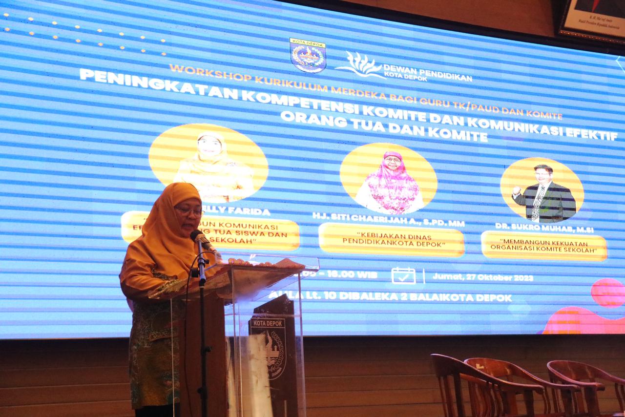 Disdik Depok Gelar Workshop Kurikulum Merdeka bagi Guru TK/Paud dan Komite