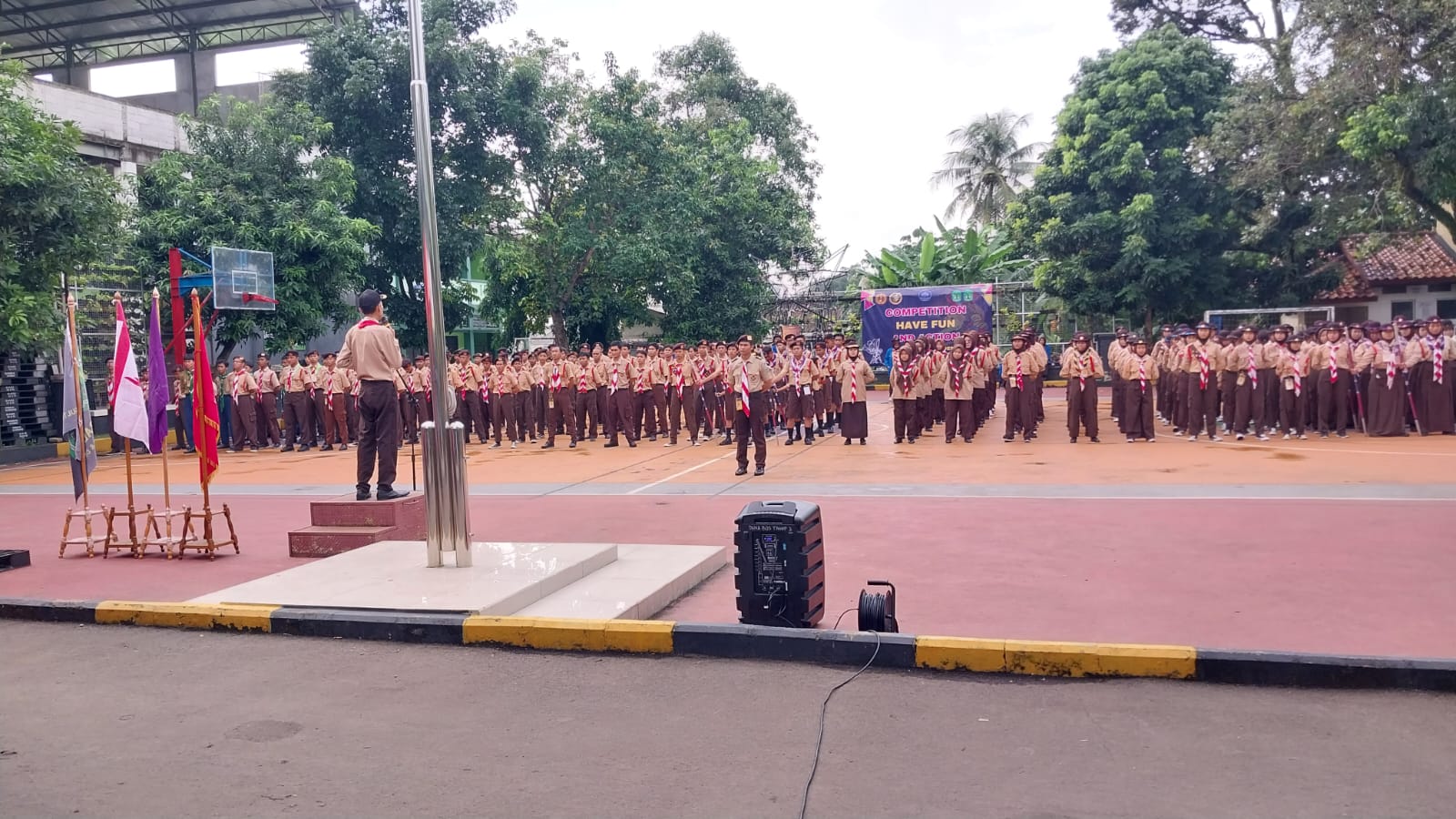 Pangkalan Pramuka SMK AL-Muhtadin Jadi Tuan Rumah Lomba Chana