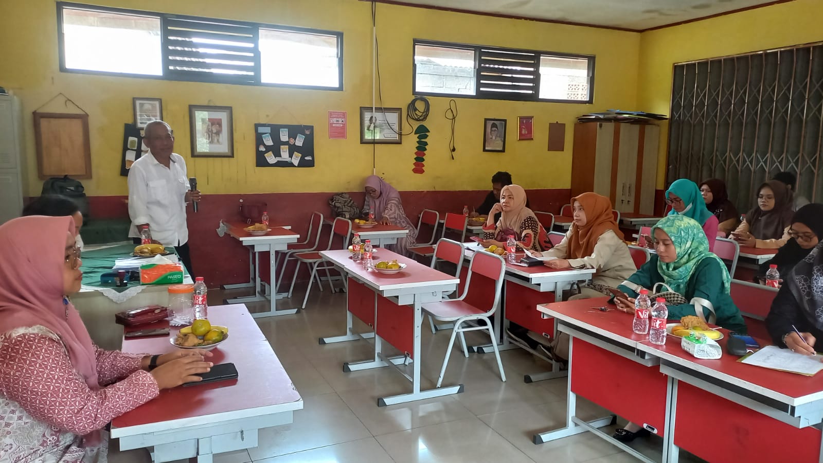 Samakan Persepsi Cabang Lomba Literasi, Guru SD dan Swasta Kecamatan Bojongsari Adakan Technical Meeting