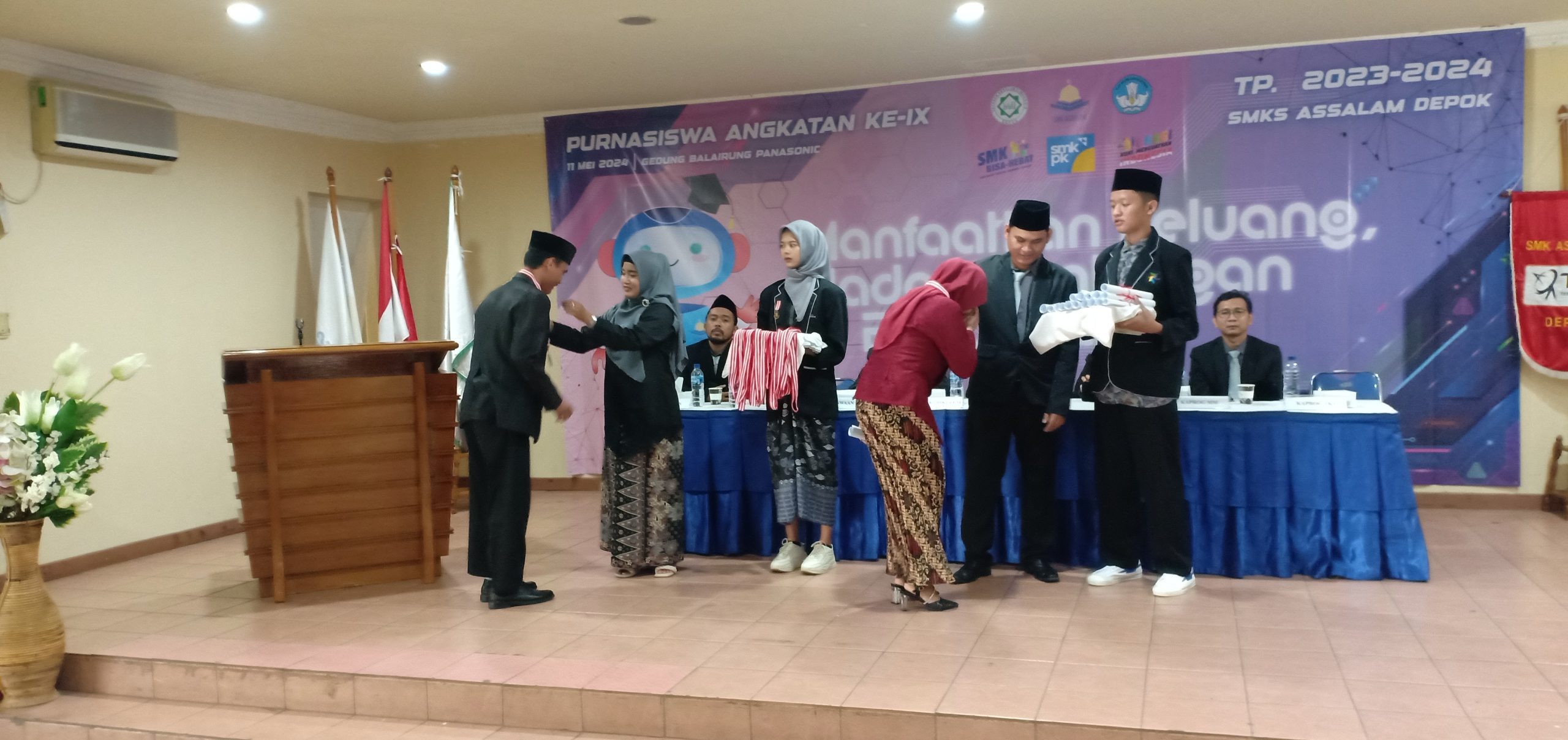 Purna Siswa Angkatan IX SMK Assalam Depok, 70 Persen Siap Kerja