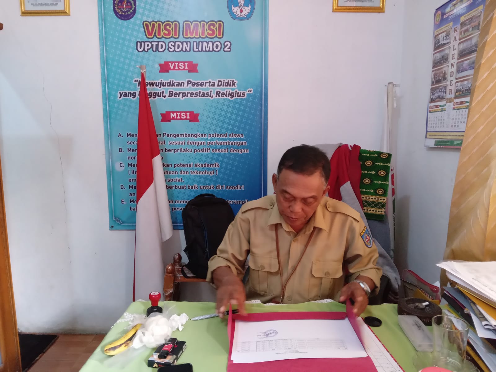 Ucapan Bela Sungkawa dari Kepala SDN Limo 2 kepada Korban SMK Lingga Kencana