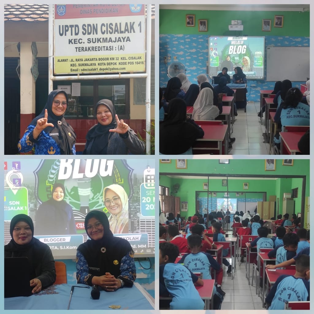 Tumbuhkan Semangat Menulis, SDN Cisalak 1 Berikan Pengenalan Blog Bagi Siswa