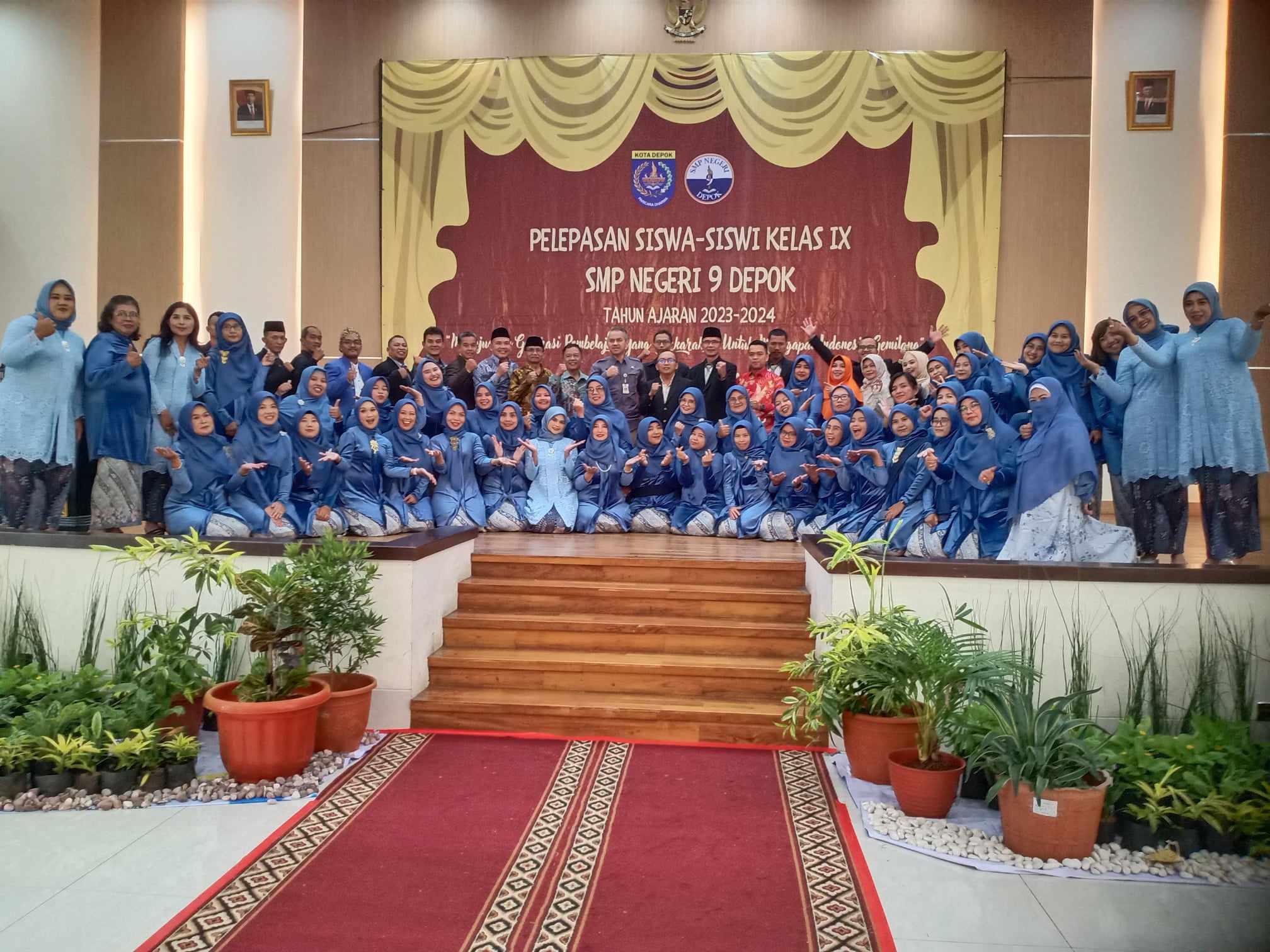 Pelepasan Siswa SMP Negeri 9 Depok, Kadisdik: Anak-anak Harus Bersekolah