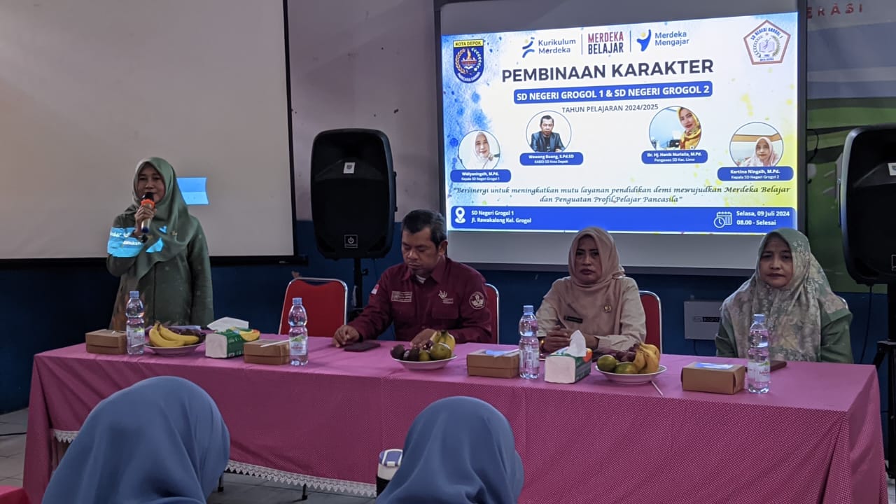 Songsong Tahun Ajaran Baru 2024-2025, SDN Grogol 1 dan Grogol 2 Gelar Rapat Kerja Bersama