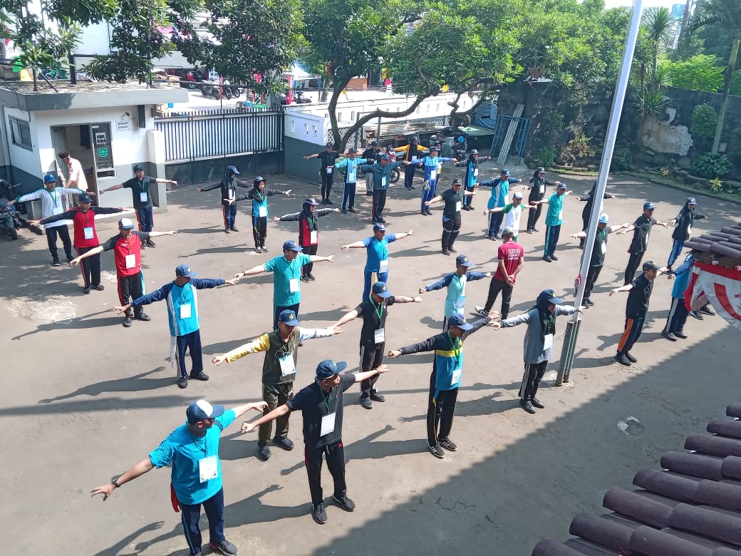 SMK Bina Rahayu Selain Laksanakan MPLS Adakan juga Kegiatan Mental Physical Discipline Training (MPDT)
