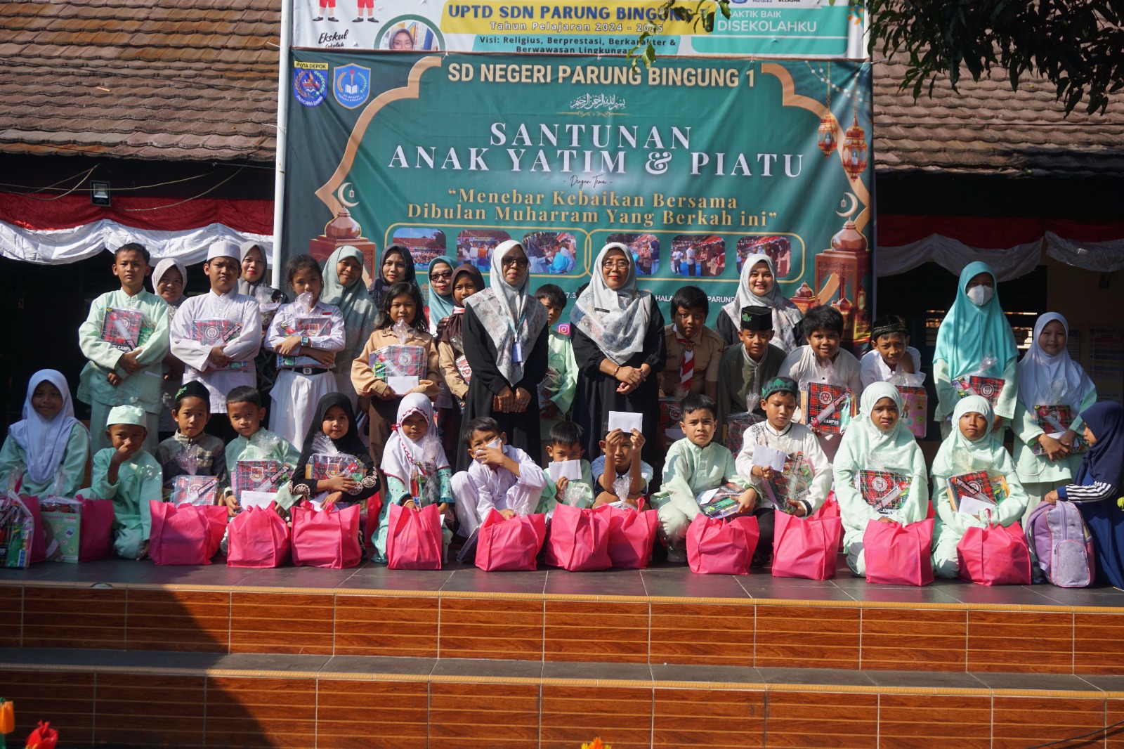 SD Negeri Parung Bingung 1 Santuni Siswa Yatim Piatu