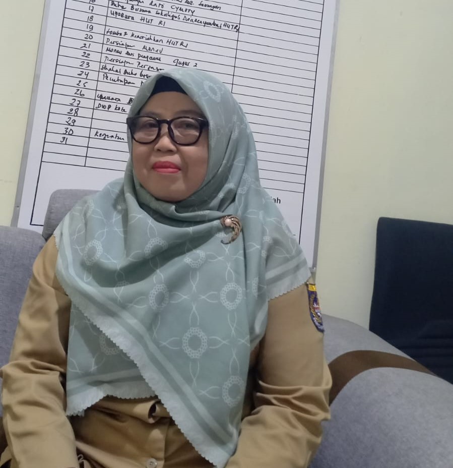Plt UPTD SDN Sawangan 01, Raden Yeni Kusdiani Galakan Program Kebersihan