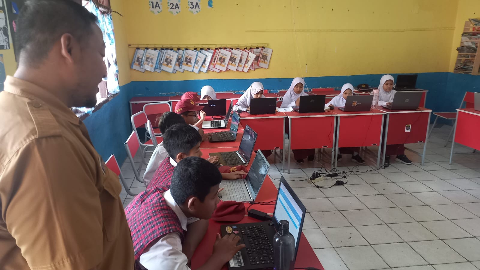 30 Siswa SDN Sawangan 07 Ikuti Simulasi ANBK