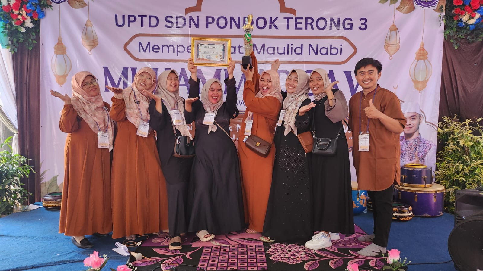 Lomba Menghias Kelas SDN Pondok Terong 3 untuk Ciptakan Suasana Belajar yang Nyaman