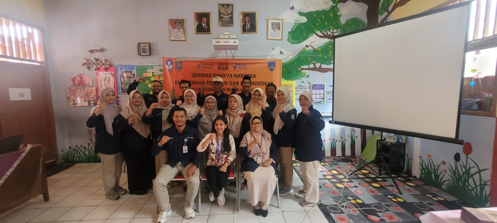 SDN Gandul 2 Adakan Seminar Bahaya Narkoba Bagi Guru dan Tenaga Pendidik