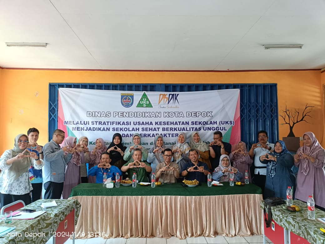 SDN Sawangan 6 Ikuti Stratifikasi Sekolah Sehat Mewakili SDN se Kecamatan Sawangan