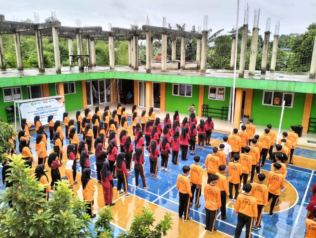 Semarak Gelar Karya P5 SMK Lingga Kencana dengan Tema “Bangunlah Jiwa Raga”