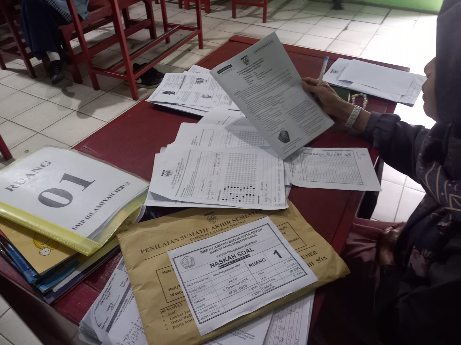 Pelaksanaan SAS SMP Islamiyah Serua Berjalan Lancar, Puncak Ujian pada 14 Desember