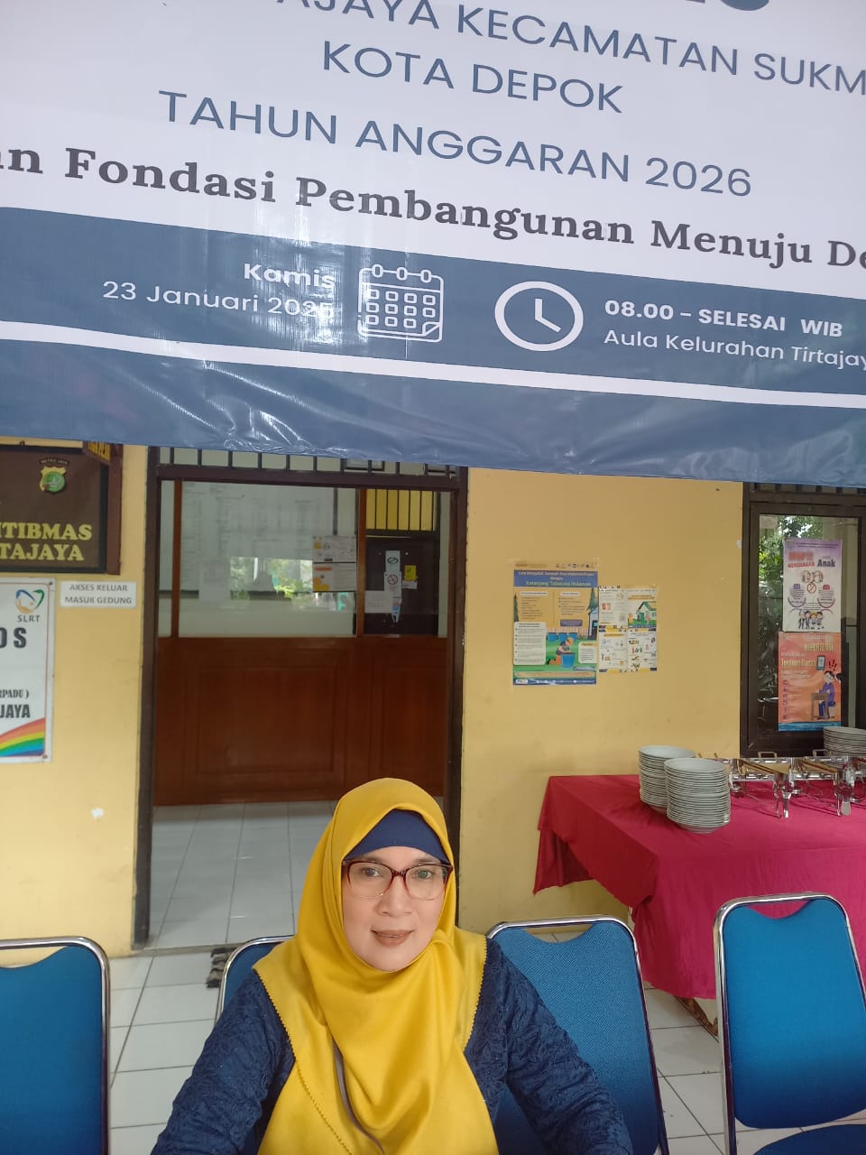 Sekretaris Bappeda Kota Depok Monitoring Musrenbang  Kelurahan Tirtajaya