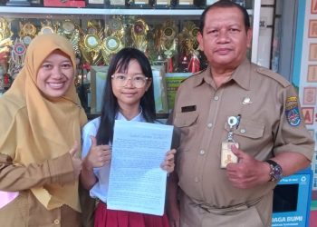 Nasya Azzahra, Siswi SDN Cinere 1 Juara 3 Lomba Menulis Cerpen Tingkat Kota Depok