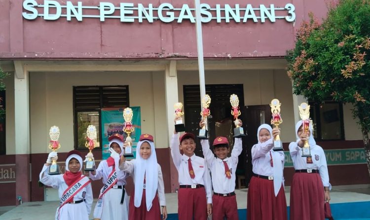 Siswa SDN Pengasinan 03 Gondol Piala LLP Kecamatan Sawangan, Siap Berlaga di Tingkat Kota