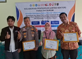 Pentahelix UPN Veteran Jakarta: Cegah Kenakalan Remaja Lewat Edukasi Hukum di Pangkalan Jati