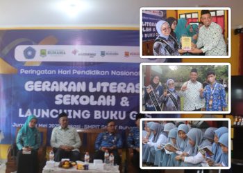 Anggota DPRD Depok H. Bambang Sutopo Luncurkan Buku Gerakan Literasi Sekolah di Momen Hardiknas 2025