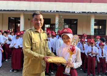 Zahrah Apriliani Wakili Kecamatan Sawangan di Lomba Ngadongeng FTBI Kota Depok 2025