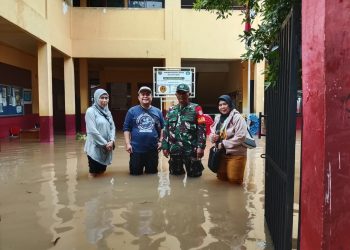 SD Negeri Pangkalan Jati 2 Kembali Dilanda Banjir, Warga Sekolah Harap Relokasi Segera Direalisasikan
