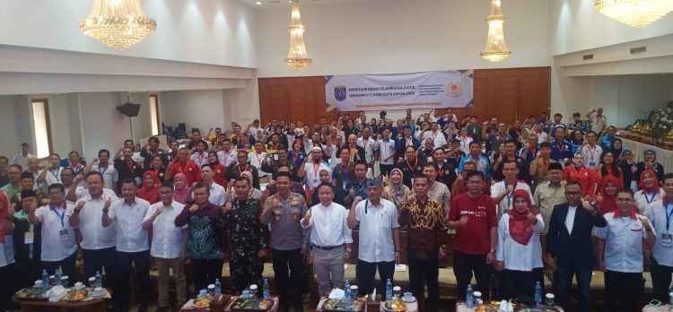 55 Cabor Kumpul di Balai Kota, Depok Bidik Prestasi di Porprov Jabar 2026