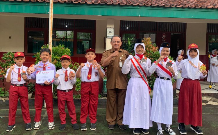 Siswa SDN Sukamaju 4 Raih 7 Medali dalam Kejuaraan Taekwondo Piala DPRD Depok
