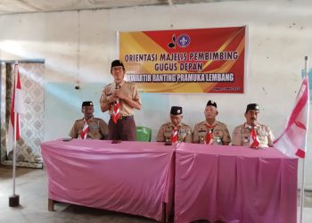 Ketua Mabigus Dimantapkan Lewat Orientasi Majelis Pembimbing Gudep di Kwarran Lembang