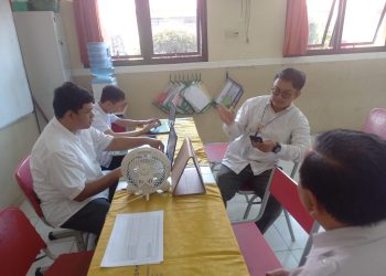 Pengawas SD Kecamatan Sawangan Lakukan Monev Pelaksanaan SPMB 2025