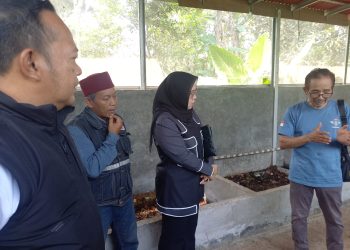 Kurangi Sampah Organik, Hj. Qonita Lutfiah Apresiasi Penggiat Budidaya Maggot di Bojongsari