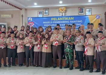 Siti Rohma dan Andi Suhandi Resmi Pimpin Kwarran dan LPK Pramuka Cipayung untuk Periode 2025–2028