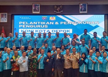 KONI Depok Dilantik, Pemkot Targetkan Prestasi Lebih Tinggi di Porprov Jabar