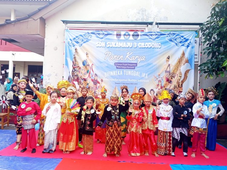 Panen Karya P5 SDN Sukamaju 3: 537 Siswa Belajar Persatuan Lewat Budaya