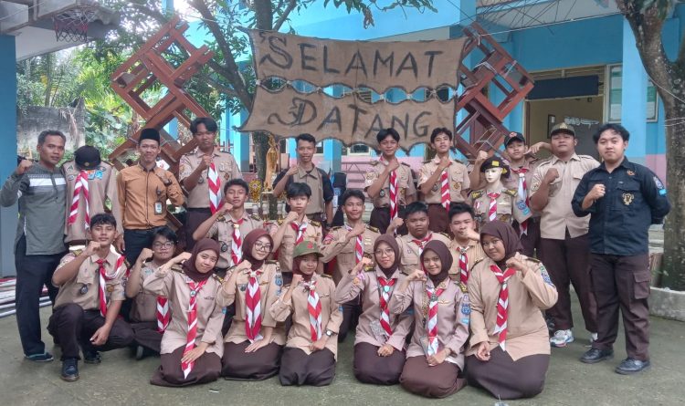 SMK Bina Mandiri Sawangan Kenalkan Lingkungan Sekolah Lewat Kegiatan MPOK Pramuka