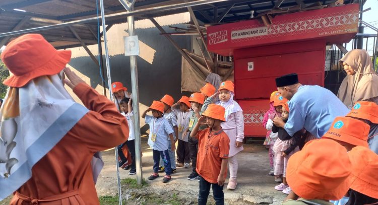 PAUD Mentari Muslim Latih Disiplin dan Nasionalisme Lewat Upacara Bendera