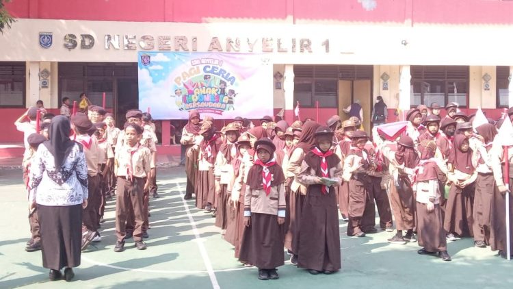 Siswa SDN Anyelir 1 Depok Antusias Ikuti Kegiatan Pramuka Peringati Hari Anak Nasional