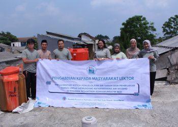 Dosen dan Mahasiswa Teknik Sipil PNJ Kembangkan Sistem Pengelolaan Air Tanah di Pesantren Ashhaburratib Al Madani Beji-Depok